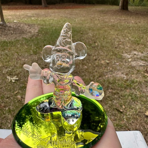 Mickey Mouse sorcerer crystal figurine - Picture 4 of 4